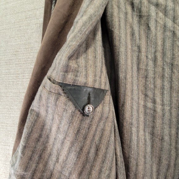 Brioni Bergdorf Goodman Italian Suede Leather Safari Jacket Men EU52/US42 Luxury - Picture 15 of 16